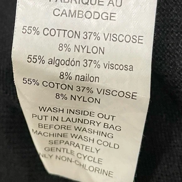 MICHAEL Michael Kors black top w/shoulder buttons/ M/Excellent condition - Picture 10 of 10